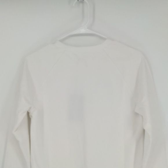 Everlane Women Men The Classic French Terry Crew Sweater‎ White Size XXXS - Picture 13 of 15
